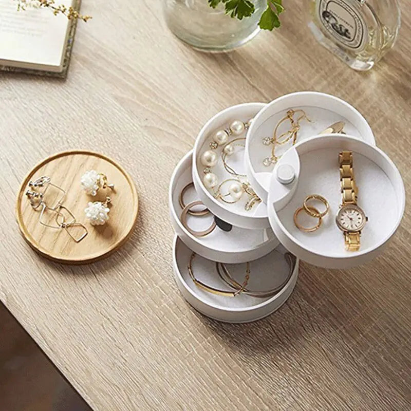 5 Layers Rotatable Jewelry Box